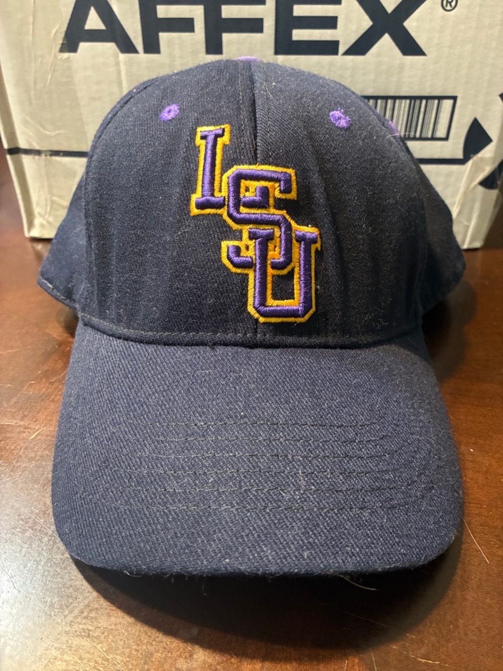 AFF Navy Cap with Purple Accents and Embroidered Logo